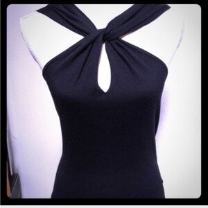 NWT $225 Ralph Lauren Sleeveless Twist Front Silk & Cashmere Top - Sz Medium